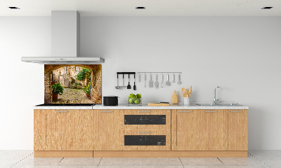 Rivestimento parete cucina con motivo Strade italiane