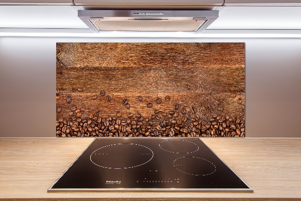 Pannello retrocucina con motivo a chicchi di caffè