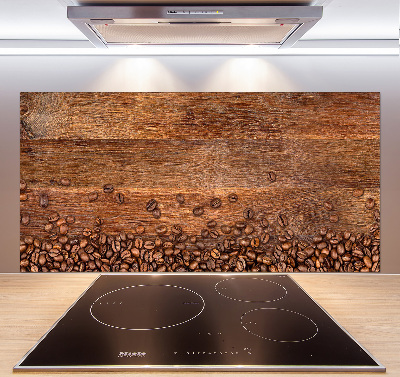 Pannello retrocucina con motivo a chicchi di caffè