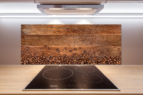 Pannello retrocucina con motivo a chicchi di caffè