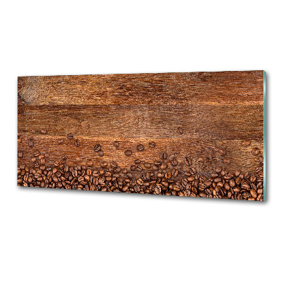 Pannello retrocucina con motivo a chicchi di caffè