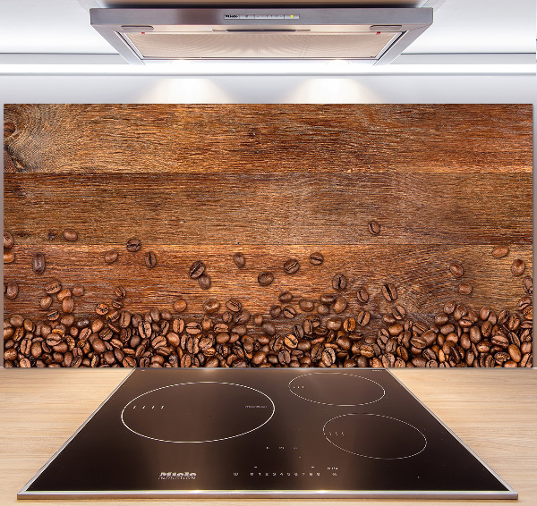 Pannello retrocucina con motivo a chicchi di caffè