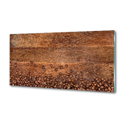 Pannello retrocucina con motivo a chicchi di caffè