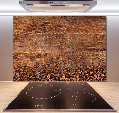 Pannello retrocucina con motivo a chicchi di caffè