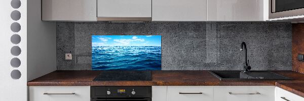Pannello paraschizzi cucina con motivo Acqua di mare