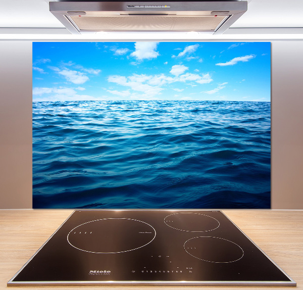 Pannello paraschizzi cucina con motivo Acqua di mare
