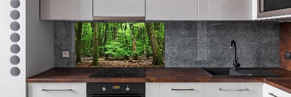 Rivestimento parete cucina con motivo Foresta olandese