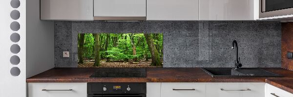 Rivestimento parete cucina con motivo Foresta olandese