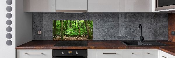 Rivestimento parete cucina con motivo Foresta olandese