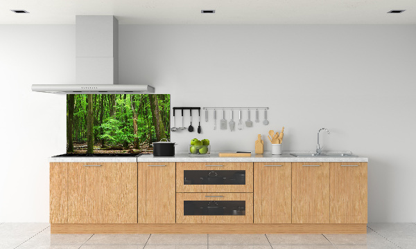 Rivestimento parete cucina con motivo Foresta olandese