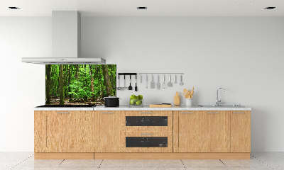 Rivestimento parete cucina con motivo Foresta olandese