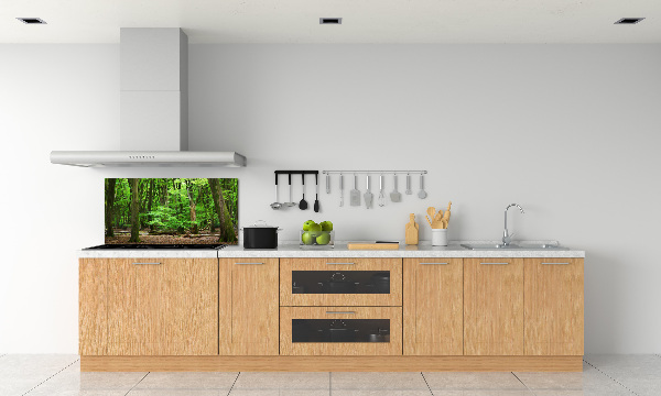 Rivestimento parete cucina con motivo Foresta olandese
