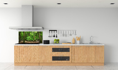 Rivestimento parete cucina con motivo Foresta olandese