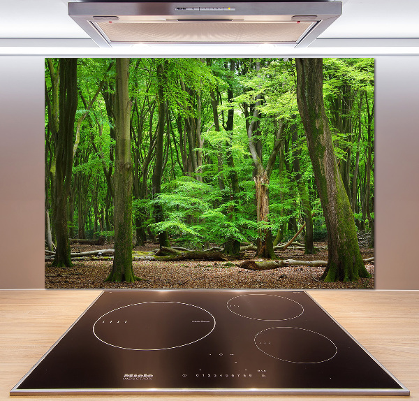 Rivestimento parete cucina con motivo Foresta olandese
