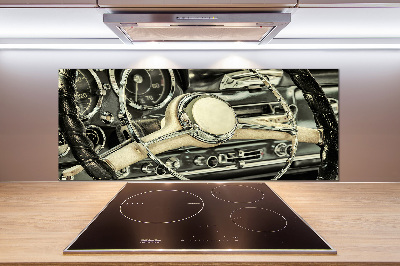 Rivestimento parete cucina con finitura Carburatore adatta per pareti della cucina