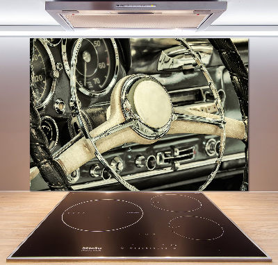 Rivestimento parete cucina con finitura Carburatore adatta per pareti della cucina