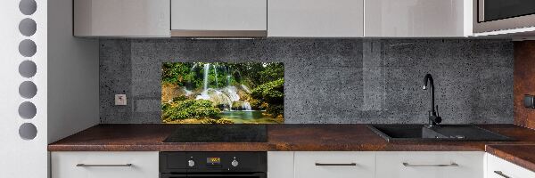 Rivestimento parete cucina con motivo a cascata