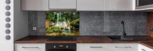 Rivestimento parete cucina con motivo a cascata