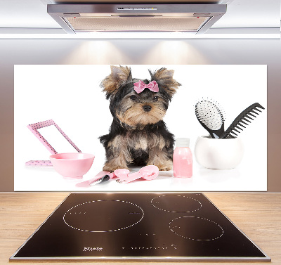 Pannello retrocucina con stampa a tema Cosmetici dello Yorkshire