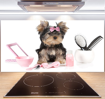 Pannello retrocucina con stampa a tema Cosmetici dello Yorkshire