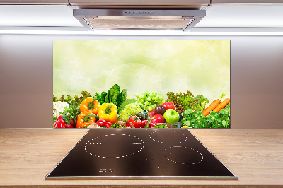 Pannello paraschizzi cucina con stampa a tema verdure