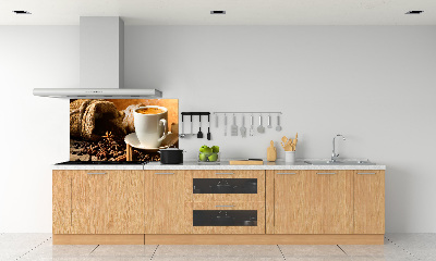Rivestimento parete cucina con motivo 'Caffè e spezie'