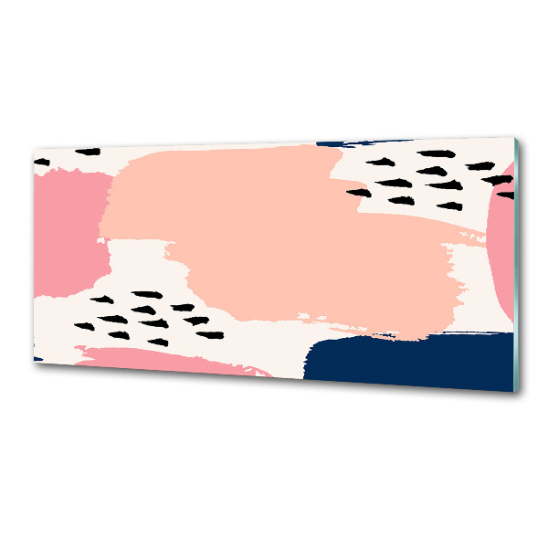 Pannello paraschizzi cucina con motivo astratto per protezione parete