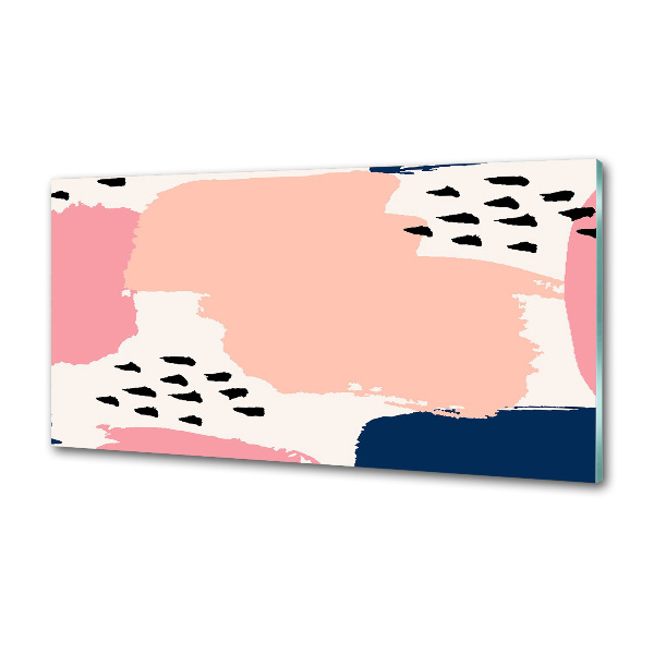 Pannello paraschizzi cucina con motivo astratto per protezione parete