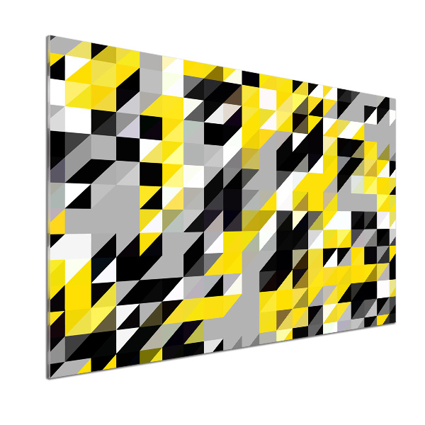 Pannello retrocucina con motivo geometrico