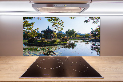 Pannello retrocucina con motivo ispirato alla Corea del Sud