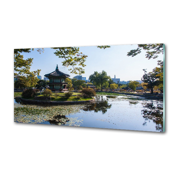 Pannello retrocucina con motivo ispirato alla Corea del Sud