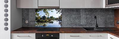 Pannello retrocucina con motivo ispirato alla Corea del Sud