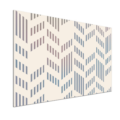 Rivestimento parete cucina con motivo geometrico