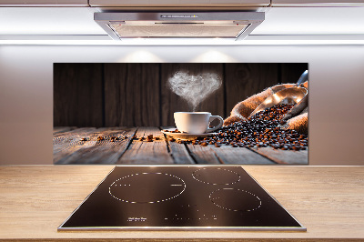 Pannello paraschizzi cucina con stampa di una tazza di caffè