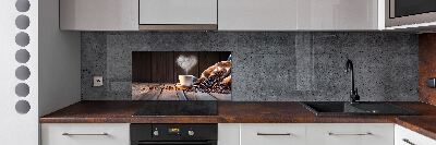 Pannello paraschizzi cucina con stampa di una tazza di caffè