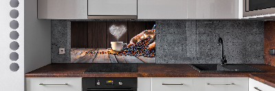 Pannello paraschizzi cucina con stampa di una tazza di caffè