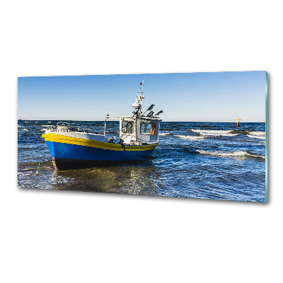 Rivestimento parete cucina con motivo marino