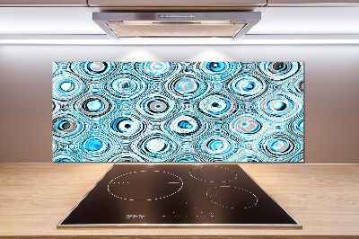 Pannello paraschizzi cucina con grafica frattale