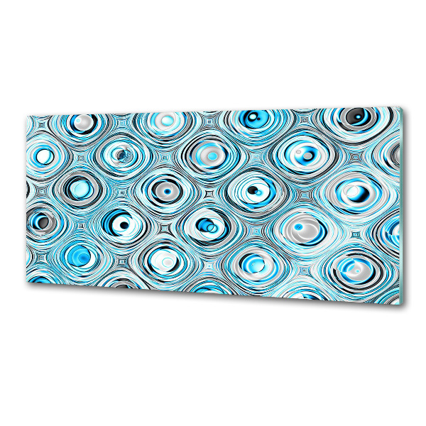 Pannello paraschizzi cucina con grafica frattale