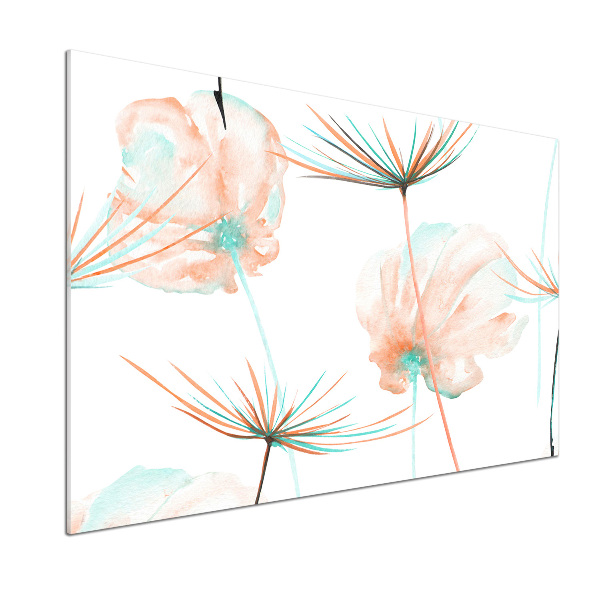 Rivestimento parete cucina con motivo a dente di leone