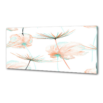 Rivestimento parete cucina con motivo a dente di leone