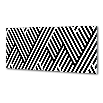 Rivestimento parete cucina con motivo geometrico