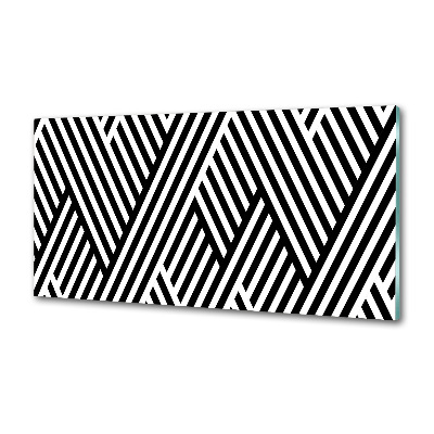 Rivestimento parete cucina con motivo geometrico