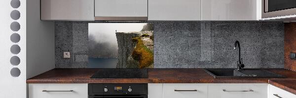 Pannello retrocucina con motivo Scogliera norvegese