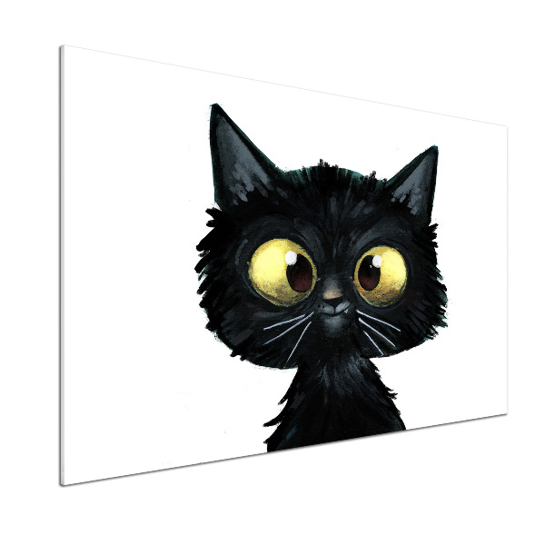 Pannello retrocucina con illustrazione di un gatto