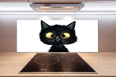 Pannello retrocucina con illustrazione di un gatto