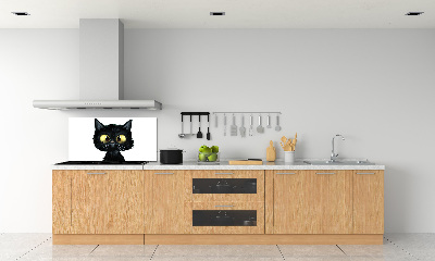 Pannello retrocucina con illustrazione di un gatto