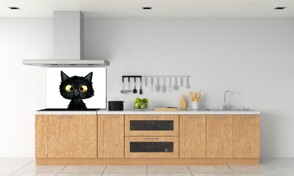 Pannello retrocucina con illustrazione di un gatto