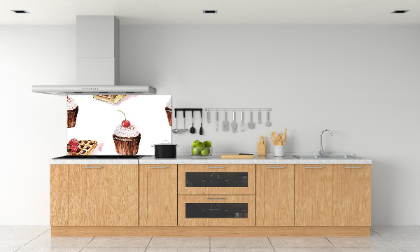 Pannello retrocucina con motivo Dessert