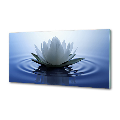 Rivestimento parete cucina con motivo Ninfea